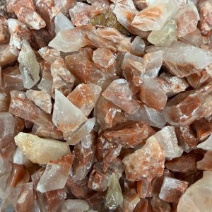 Product image of Red Calcite Raw Pocket Stone $4