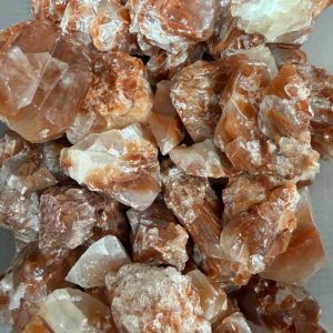 Product image of Red Calcite Raw Pocket Stone $8