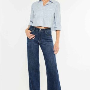 Product image of Crater High Rise Wide Leg Jeans