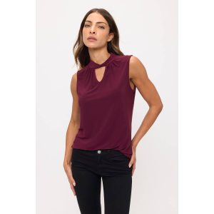 Product image of Keyhole Twist Mock Neck