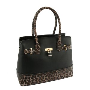Product image of Leopard Trim Satchel