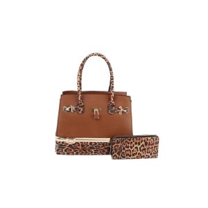 Product image of 2 in 1 Cheetah Accent Handbag and Clutch