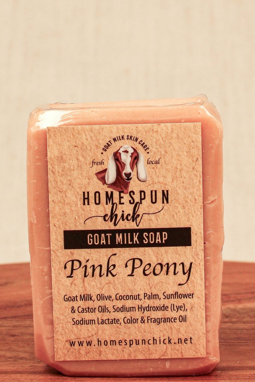 Product image of Pink Peony Goat Milk Soap