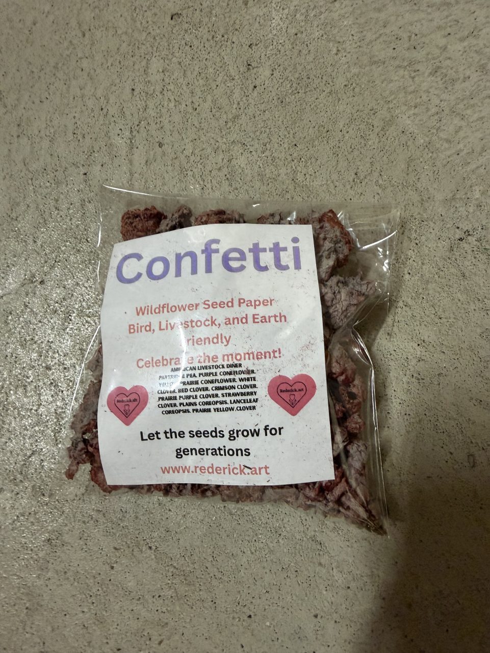 Product image of Seed Paper Confetti