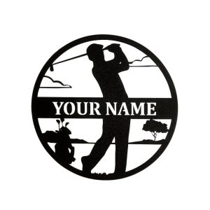 Product image of Golfer Man Custom Sign