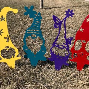 Product image of Gnome Garden Stake Set Colored