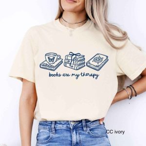 Product image of Books Are My Therapy Graphic Tee