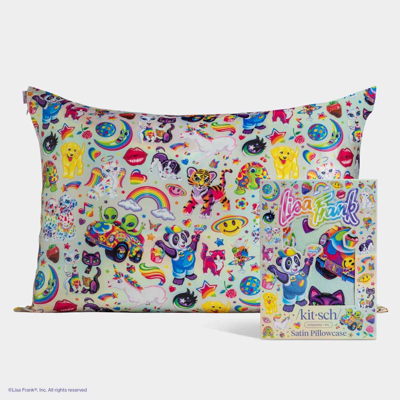 Product image of Lisa Frank x Kitsch Standard Satin Pillowcase