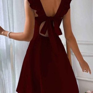 Product image of Trinity Ruffle Strap A-Line Dress