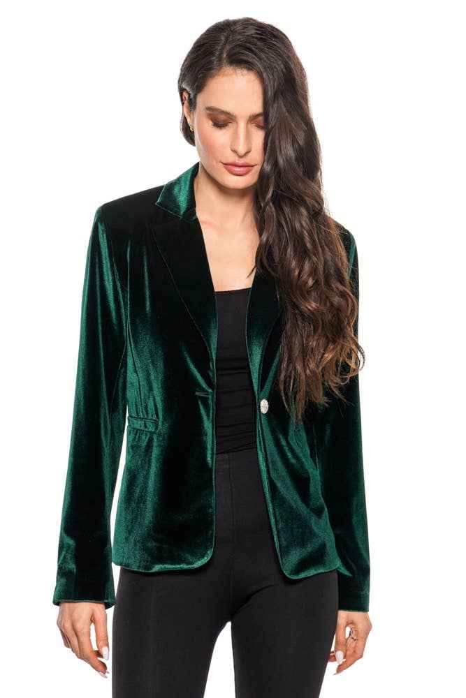 Product image of Emerald Velvet Blazer