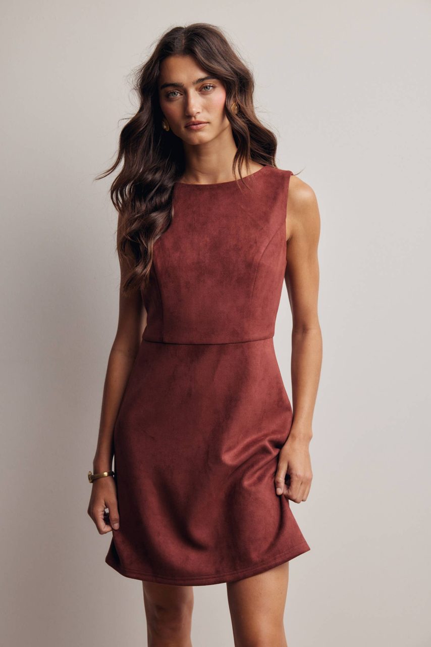 Product image of Stretch Suede Mini Dress