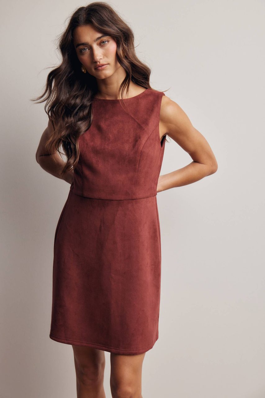 Product image of Stretch Suede Mini Dress