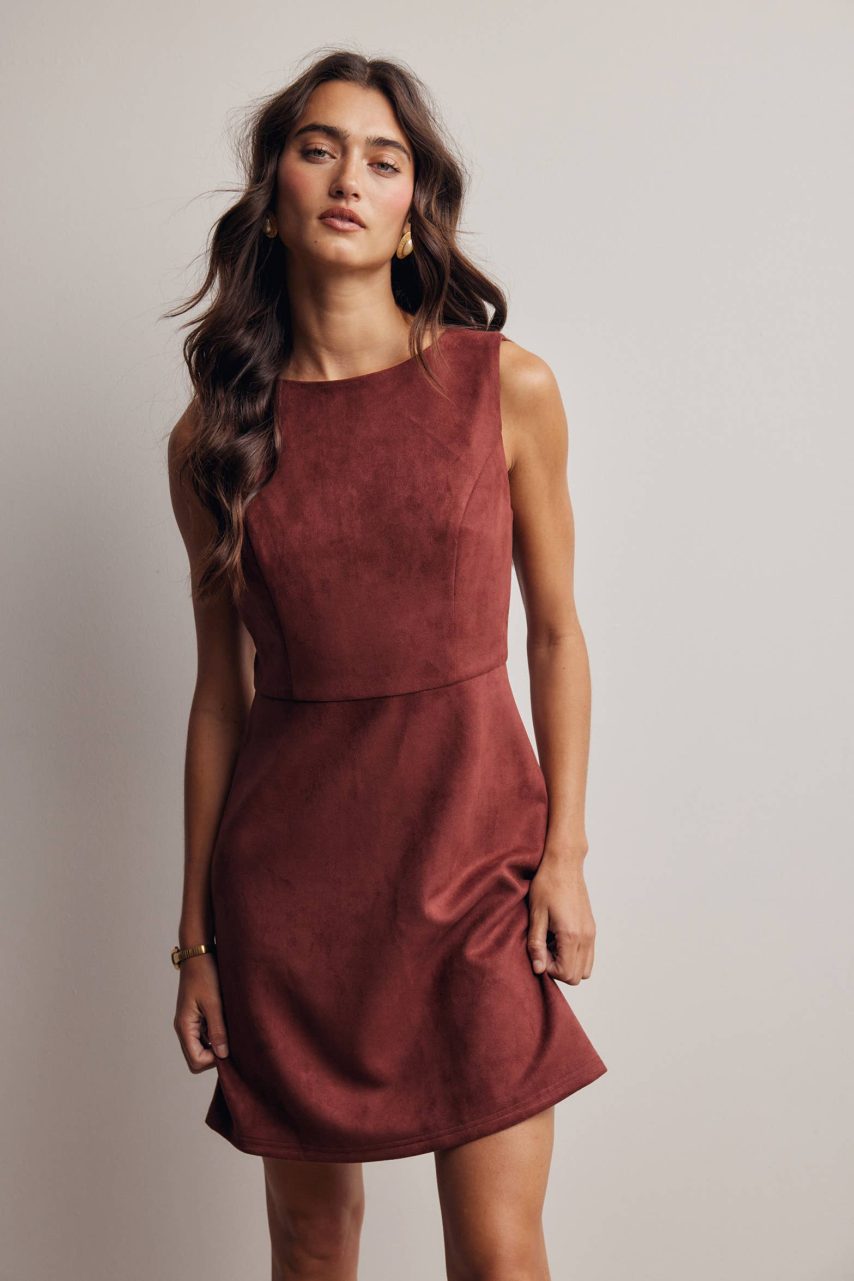 Product image of Stretch Suede Mini Dress
