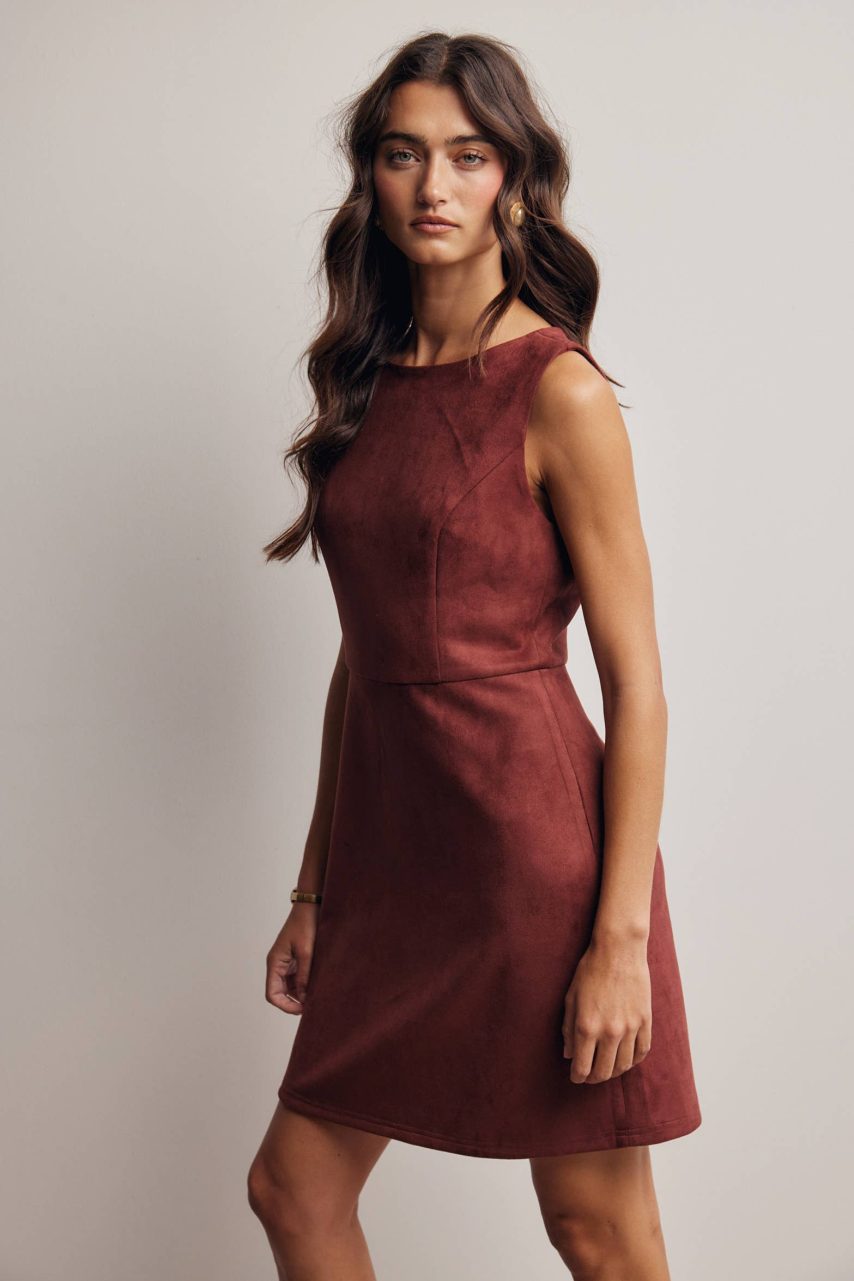 Product image of Stretch Suede Mini Dress