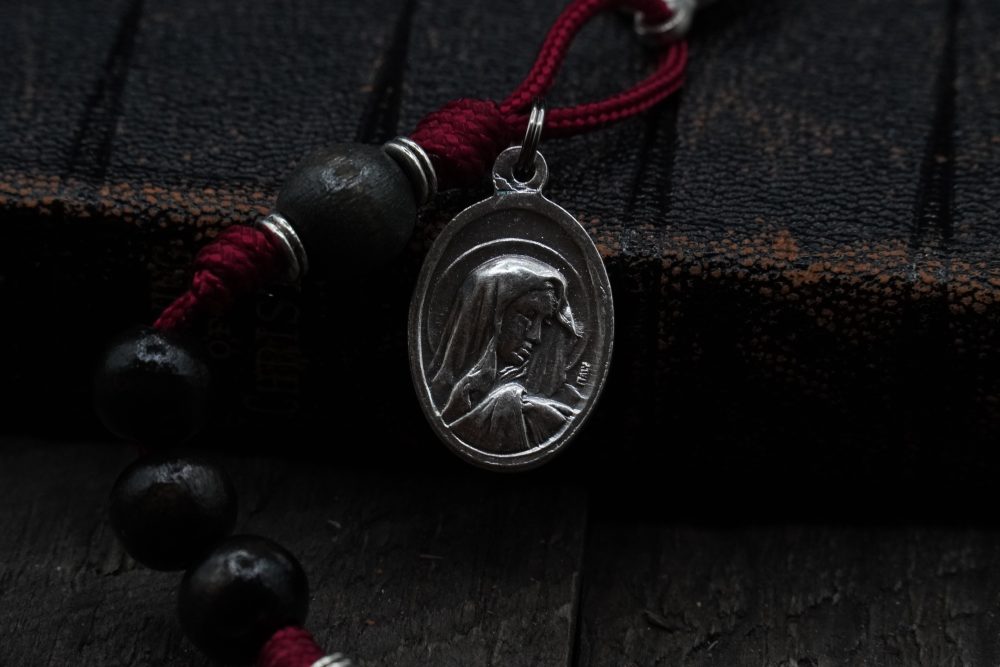Product image of Runewood Rosary Company x Religious Demonologist Adam Blai Spiritual Warfare Rosary