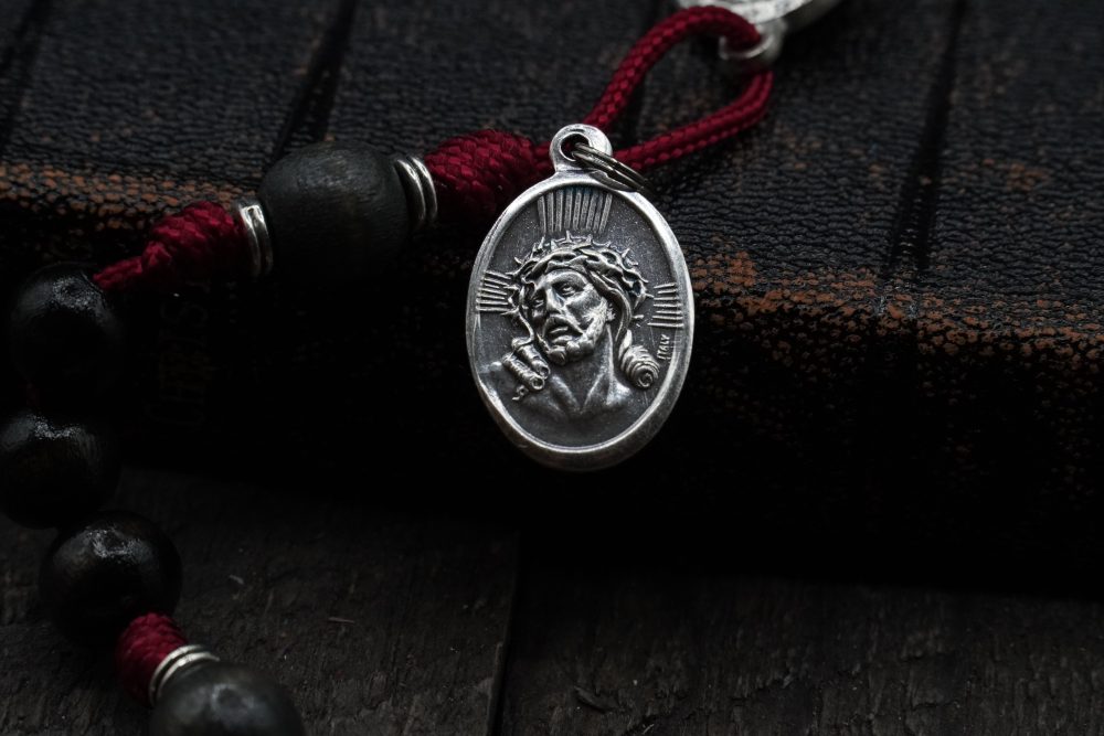 Product image of Runewood Rosary Company x Religious Demonologist Adam Blai Spiritual Warfare Rosary